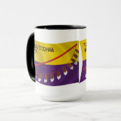 Tohono O'odham Nation Flag Mok (Voorkant links)