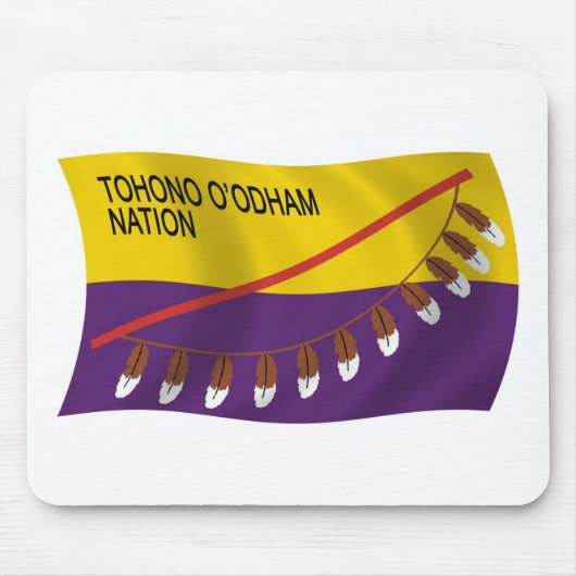 Tohono O'odham Nation Flag Mousepad Muismat (Voorkant)