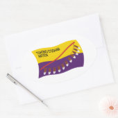 Tohono O'odham Nation Flag Sticker (Envelop)