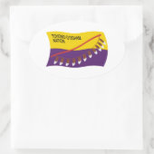 Tohono O'odham Nation Flag Sticker (Tas)