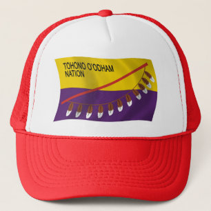 Tohono O'odham Nation Vlag Hoed Trucker Pet