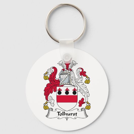 Tohurst Family Crest Sleutelhanger (Voorkant)