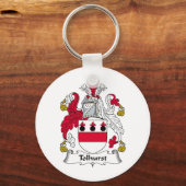 Tohurst Family Crest Sleutelhanger (Voorkant)