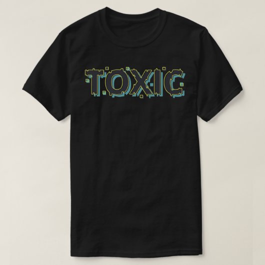 Toic is Glitch Font T-shirt (Design voorkant)