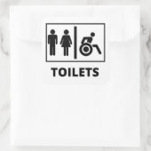 Toilat Large Square Stickers (Tas)