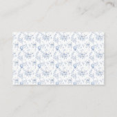 Toile Beer Baby shower Luier Raffle Tickets Informatiekaartje (Achterkant)