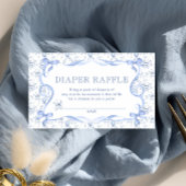 Toile Beer Baby shower Luier Raffle Tickets Informatiekaartje