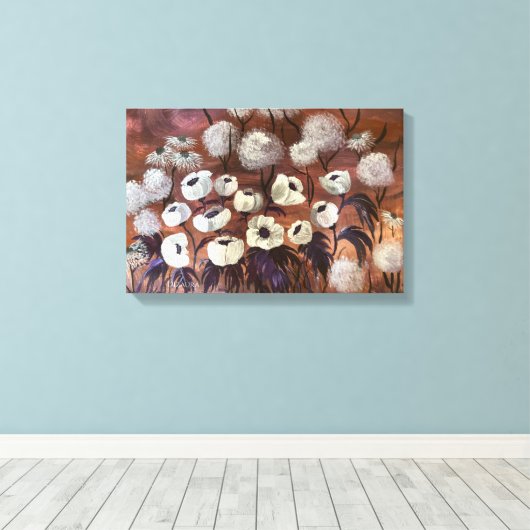 Toile Blooming Dreams Canvas Afdruk (Insitu (Houten vloer))