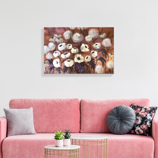 Toile Blooming Dreams Canvas Afdruk (Insitu (Woonkamer))