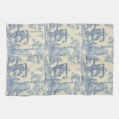 Toile - Blue Tea Towel Theedoek (Horizontaal)