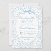 Toile Blue Vrijgezellenfeest Kaart (Voorkant)
