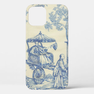 Toile - Blue & White Hoesje-Mate iPhone Case Case