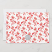 Toile Bow krans kerst Kaart (Achterkant)