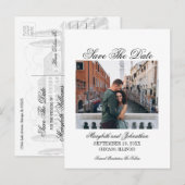 Toile & Calligrafie sparen het Briefkaart van de F (Voorkant / Achterkant)