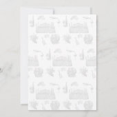 Toile & Calligraphy Weduwfoto Hartelijk dank Bedankkaart (Achterkant)