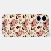 Toile Cherry Pattern Telefoonhoesje Case-Mate iPhone Case (Achterkant (horizontaal))