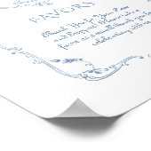 Toile  Chinoiserie geeft de voorkeur aan baby show Poster (Hoek)