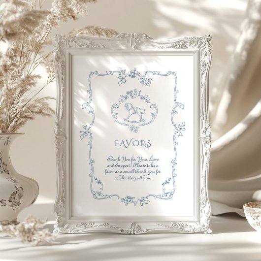 Toile  Chinoiserie geeft de voorkeur aan baby show Poster