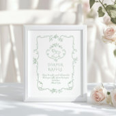 Toile  Chinoiserie Luierloterij Poster