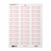 Toile Coquette Roze Strik Das Eerste 1e Verjaardag Etiket (Full Sheet)