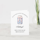 Toile Coquette Soda word jij mijn bruidsmeisje Kaa Kaart (Voorkant)