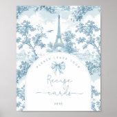 Toile de jour Frans laat hier uw receptenkaart ach Poster (Voorkant)