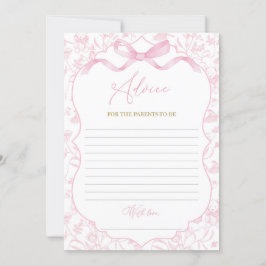 Toile De Jouy Advies Baby shower spel Kaart