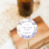 Toile de jouy Art Round Sticker