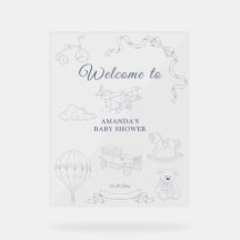 Toile de Jouy Babykamer Welkom Baby Shower