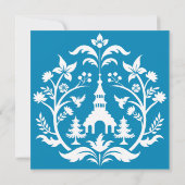 Toile de Jouy Bedankkaart (Achterkant)