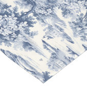 Toile de jouy, blauw en wit, porselein, medium tafelloper (Hoek)