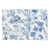 Toile De Jouy  bloemmotief Kussensloop (Voorkant-Links)