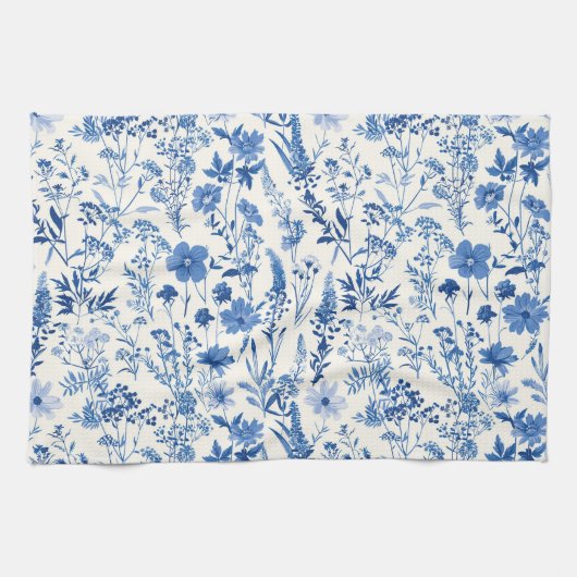 Toile De Jouy  bloemmotief Theedoek (Horizontaal)