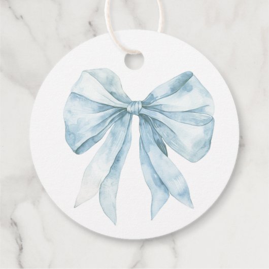 Toile de Jouy Bonjour Bebe Bedankt Bedankjes Labels (Achterkant)