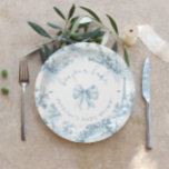 Toile de Jouy Bonjour bebe bow Baby shower Papieren Bordje<br><div class="desc">Toile de Jouy Bonjour bebe bow Baby shower Papieren Borden Overeenkomende items beschikbaar.</div>