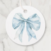 Toile de Jouy Bonjour Bebe Dank je Bedankjes Labels (Achterkant)