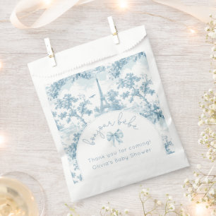 Toile de Jouy Bonjour Bebe Paris Bedankt Bedankzakje