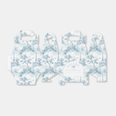 Toile de Jouy Bonjour BebeFrans baby shower Bedankdoosjes (Uitgevouwen)