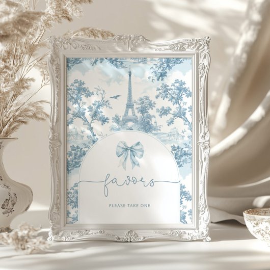 Toile de Jouy Bonjour Favoriet bonjour bebe Poster