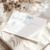 Toile de Jouy Boog advies en wensen bruidskaart