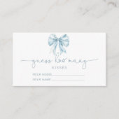 Toile de jouY Bow Paris recept voor de bruid te zi Informatiekaartje (Voorkant)