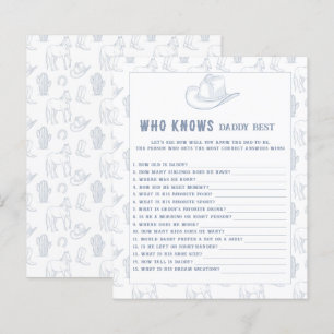 Toile de jouy Cowboy - Wie kent papa het beste spe