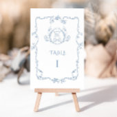 Toile de Jouy elegante lijst teddybeer Kaart