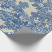Toile de Jouy Fabric Wrapping Paper Cadeaupapier (Hoek)