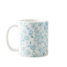 Toile de jouy Franse Chinoiserieën Pioenrozen Bloe