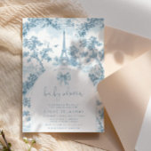 Toile de Jouy Franse thema boog Baby shower Kaart