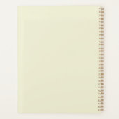 Toile de jouy gepersonaliseerde moederdag planner (Achterkant)
