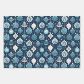 Toile de Jouy Holiday Patterns Inpakpapier Vel (Voorkant 3)