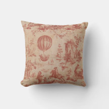 Toile de jouy  Illustration Cushion