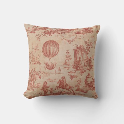 Toile de jouy  Illustration Cushion Kussen (Voorkant)